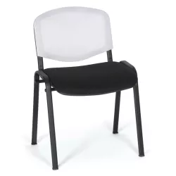 Chaise polyvalente empilable dossier résille - assise tapissée So Catanzaro