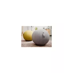 Ballon ergonomique revêtement tissu - coloris gris