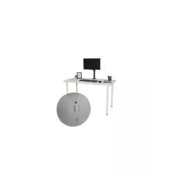 Ballon ergonomique revêtement tissu - coloris gris