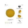 Ballon ergonomique revêtement tissu - coloris jaune safran