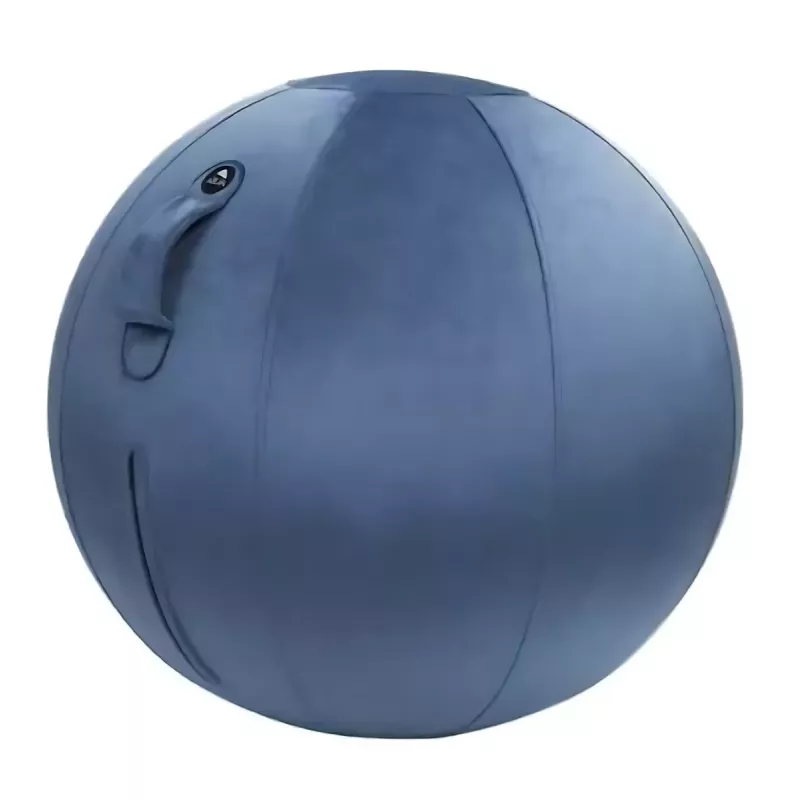 Ballon ergonomique revêtement tissu velours - coloris bleu