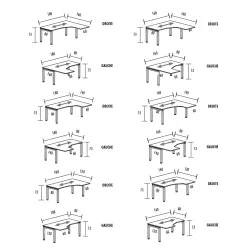 Bureau d'angle compact sur caisson porteur So Ibiza