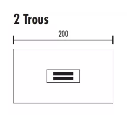 Table de réunion rectangulaire jusqu'à 24 personnes So Cadix