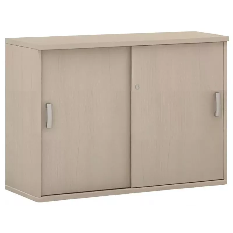 Armoire portes coulissantes mélaminé - 1 étagère -  haut. 81 cm (2 largeurs au choix) So Madrid