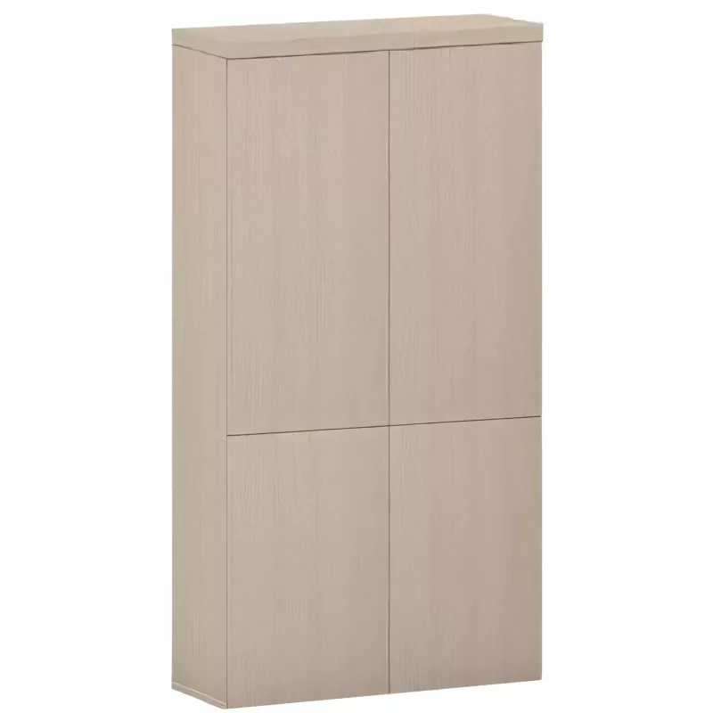 Armoire de rangement 4 portes fermeture à poussoir hauteur 196 cm (4 largeurs au choix) So Madrid