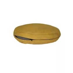 Coussin d'assise ergonomique jaune safran