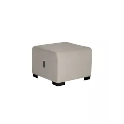 Pouf 1 place beige sahara