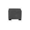 Pouf 1 place gris anthracite