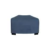 Pouf angulaire 1 place bleu denim