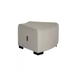 Pouf angulaire 1 place beige sahara