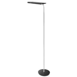 Lampadaire LED réversible noir