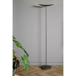 Lampadaire LED design noir