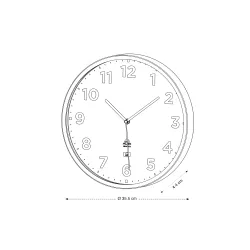 Horloge quartz d’extérieur