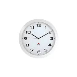 Horloge murale silencieuse blanche