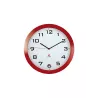 Horloge murale silencieuse couleur rouge