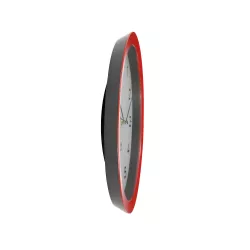 Horloge murale silencieuse couleur rouge