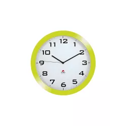 Horloge murale silencieuse couleur verte