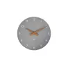 Horloge murale bois gris