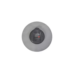 Horloge murale bois gris