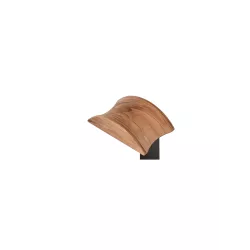 Support de casque - bois et aluminium