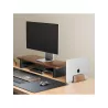 Support d'ordinateur/tablette en bois et aluminium noir